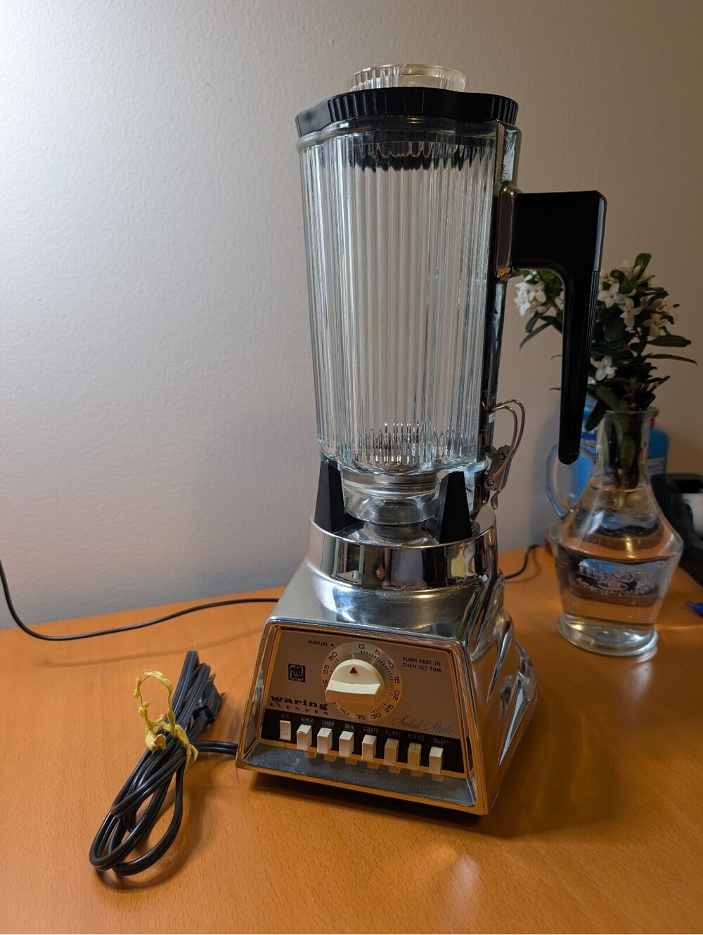 2085 - Vintage Waring Blender Solid State with Glass Jar **WORKS**